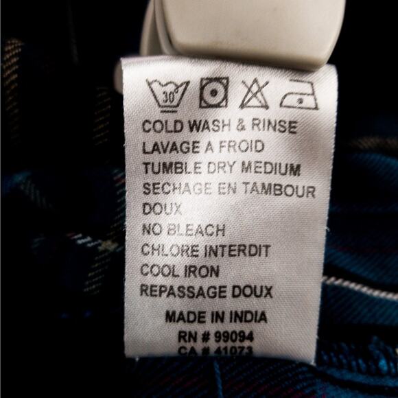 Snap Flannel Shirt Matix Mike Mo Collab Men’s Large Blue Black Plaid Skatewear - Picture 9 of 12